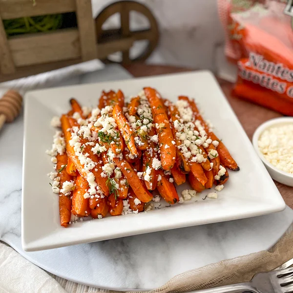 Carottes Nantaises au Miel, Feta et Aneth