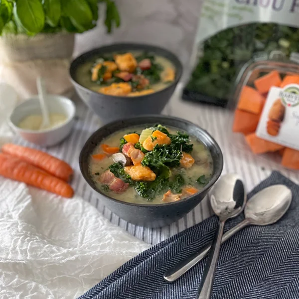 Soup with Gnocchi and Sweet Potato