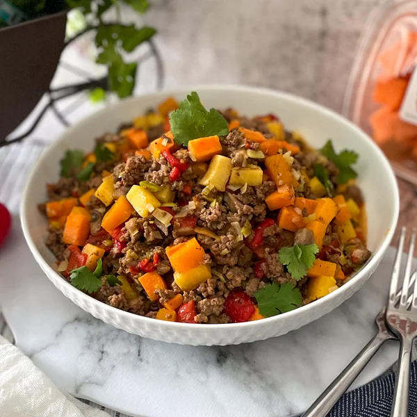 Poêlée de bœuf et légumes