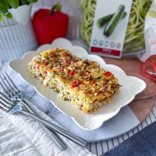 Tarte aux spirales de courgettes et feta