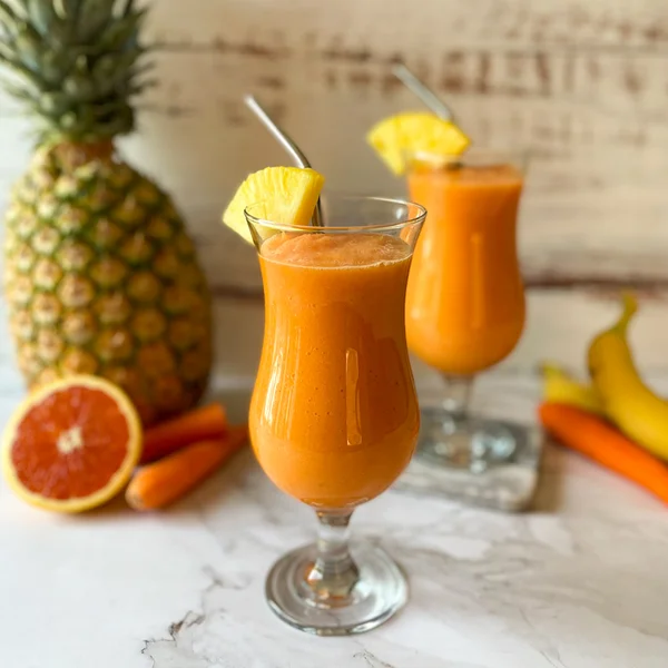 Smoothie Tropical aux carottes
