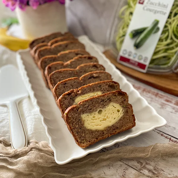 Zucchini Banana Cream Cheese Cake