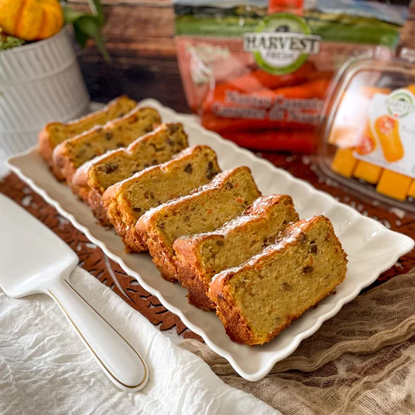 Gâteau aux carottes et à la courge musquée