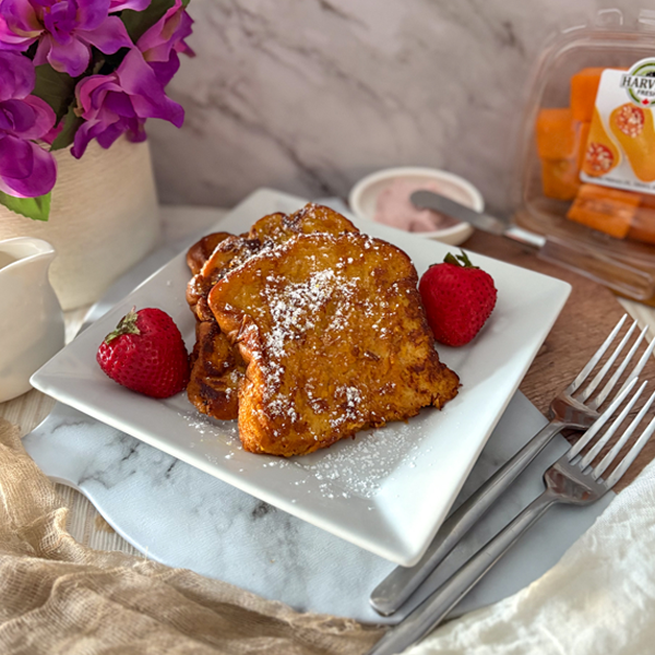 French Toast dipped in Butternut Squash