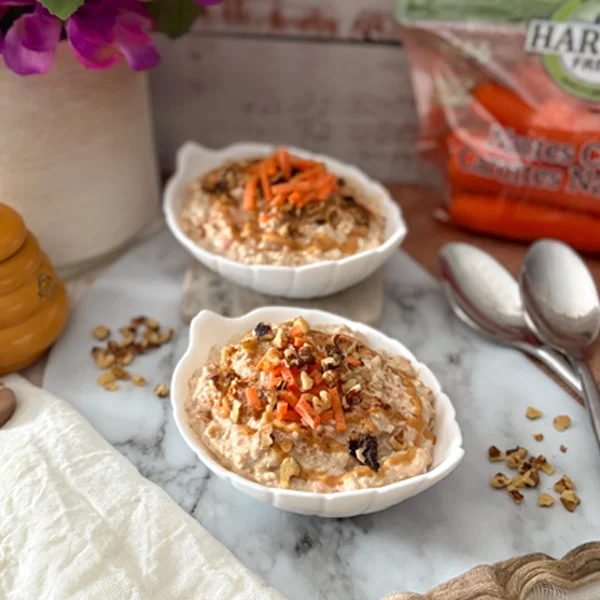 Carrot Cake Oats with Protein