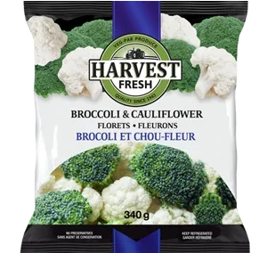 Broccoli and Cauliflower Florets