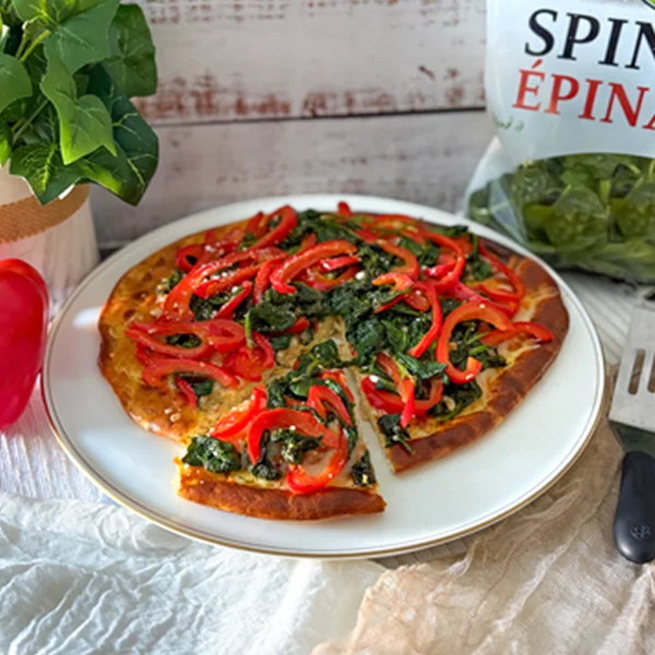 Veggie Cottage Cheese Pizza main