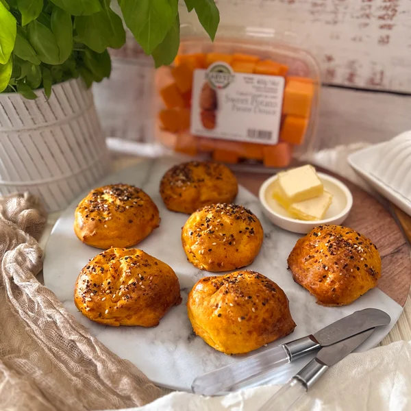 Petits pains à la patate douce